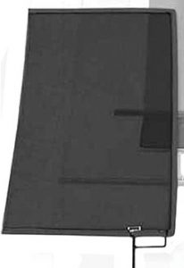 OPEN END SINGLE BLACK 18X24 IN