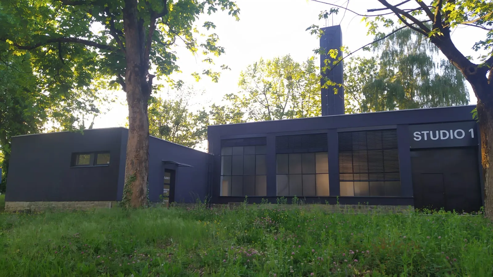 Studio 1 exterior entrance at Jadran Film